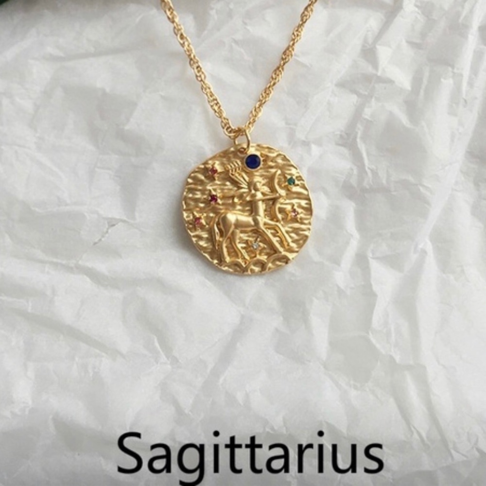 SAGITTARIUS Swarovski Zodiac Pendant Necklace NEW - Picture 7 of 8